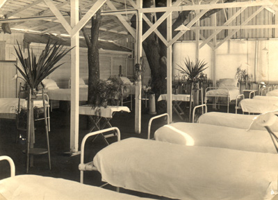 Drill hall-Wilson Recreation reserve-emergency hospital-1919-Brighton