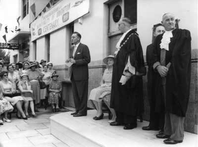 Centenary-Brighton-Devonshire Hotel memorial plaque unveiling.