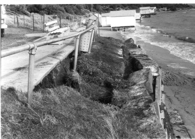 Storm damage-Dendy St beach-Brighton