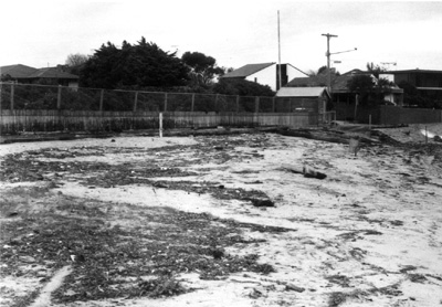 Storm damage-Sandown St beach-Brighton 