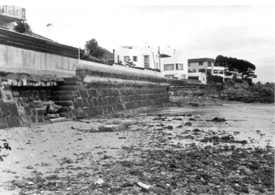 Storm damage-Bay St beach-Brighton 