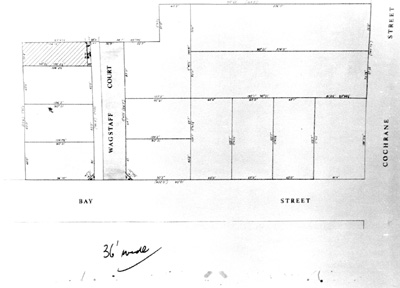 Subdivision plan after rezoning Berwick, Bay and Cochrane Sts-Brighton