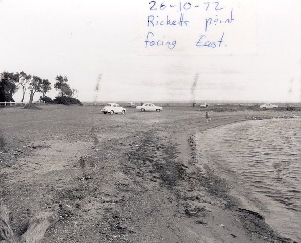 Ricketts Point facing East