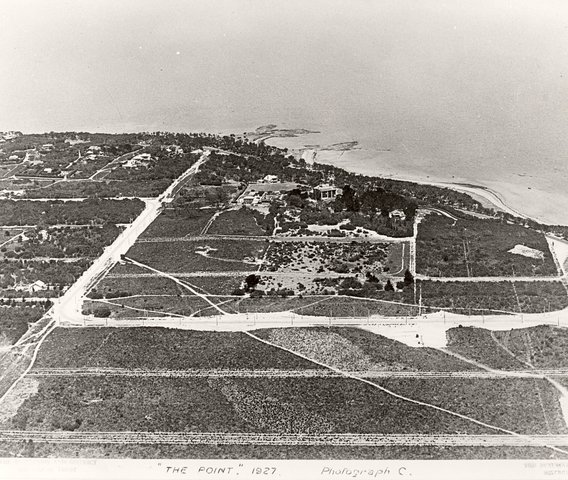 'The Point',  Beaumaris - aerial view