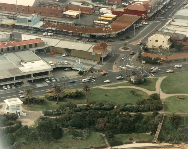 Intersection of Bay and Beach Roads, Sandringham
