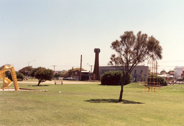 Foreshore Park with clock tower, Black Rock