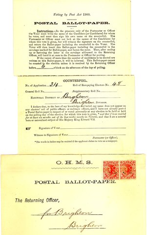 Postal ballot-paper
