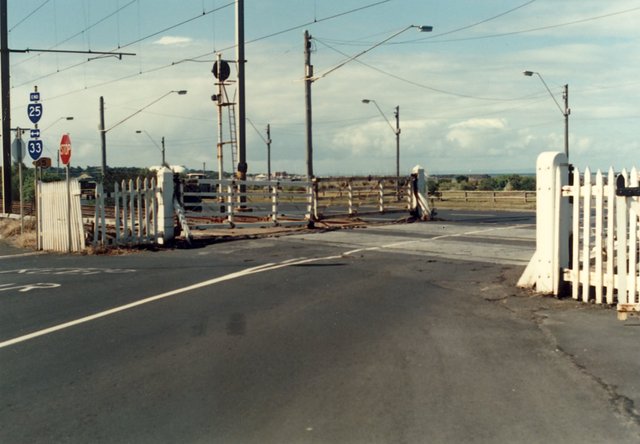 Railway gates, New Street and Beach Road, Brighton