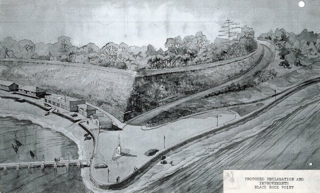 Black Rock Point. Proposed reclaimation and improvements