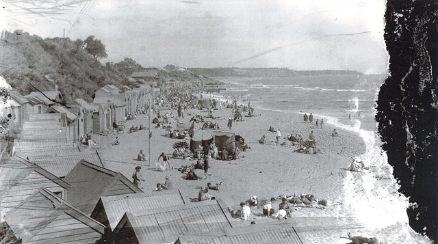 The beach, Sandringham