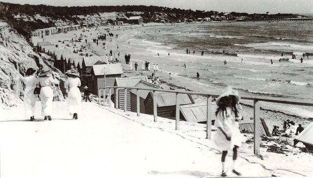 The way to the beach. Hampton, Victoria.