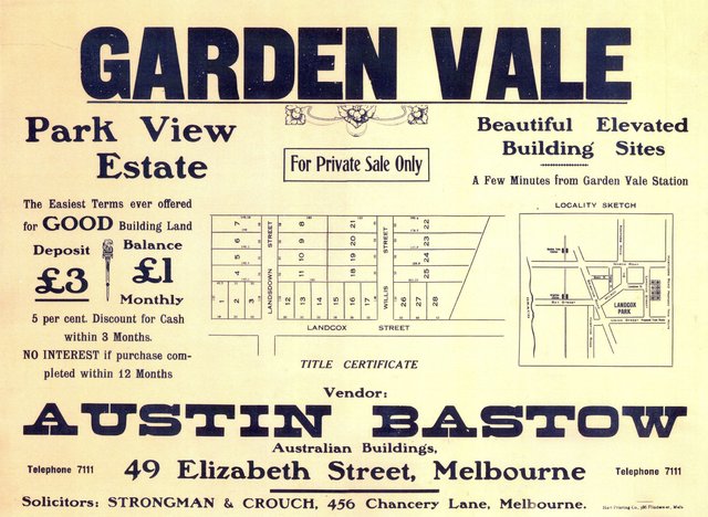 Park View Estate, Gardenvale