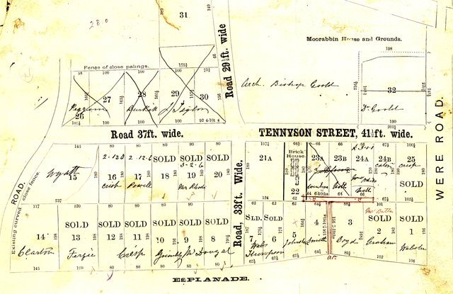 Tennyson Street / Esplanade land sales