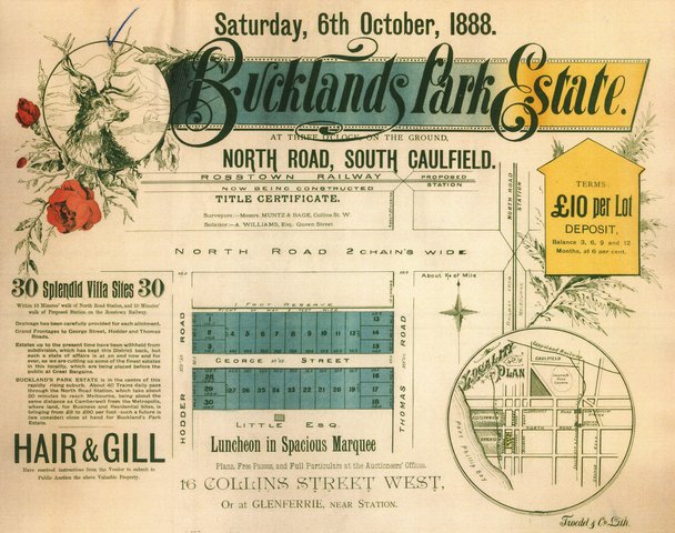 Bucklands Park Estate, North Road, South Caulfield