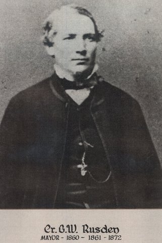 Cr G.W. Rusden, Mayor of Brighton