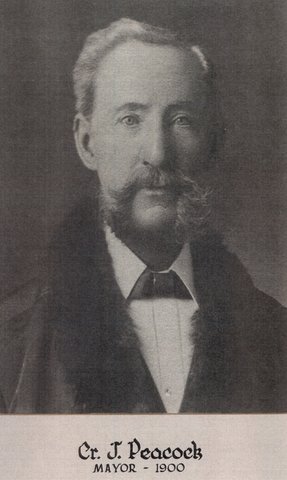 Cr J. Peacock, Mayor of Brighton