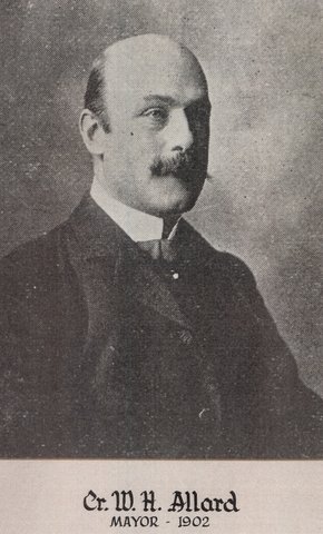 Cr W.H. Allard, Mayor of Brighton