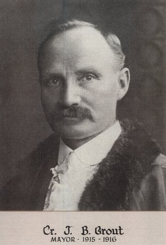 Cr J.B. Grout, Mayor of Brighton