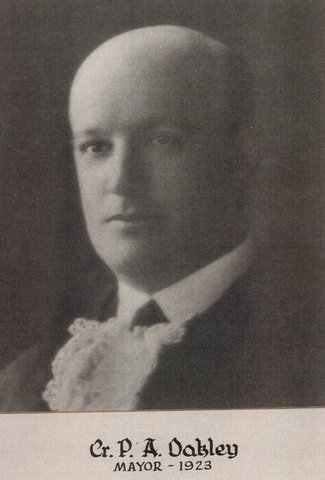 Cr P.A. Oakley,  Mayor of Brighton