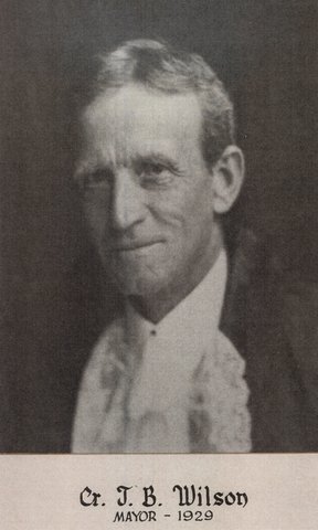 Cr J.B. Wilson, Mayor of Brighton