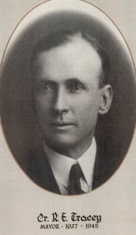 Cr R.E. Tracey, Mayor of Brighton