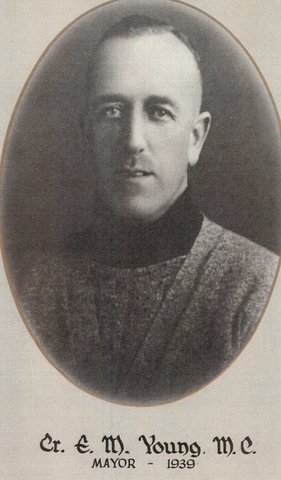 Cr E.M. Young M.C., Mayor of Brighton