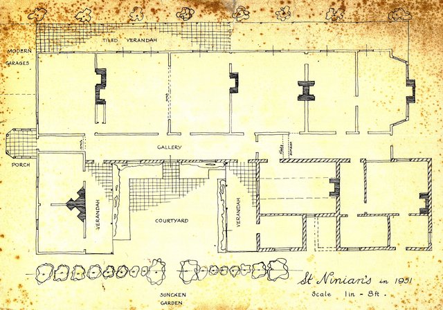 Plan of St Ninian's, Brighton
