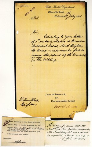 Letter from the Public Health Department