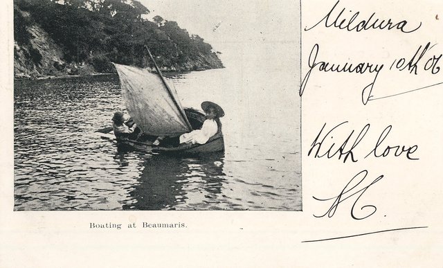 Boating at Beaumaris