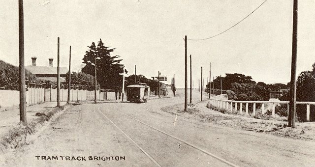 Tram track, Brighton
