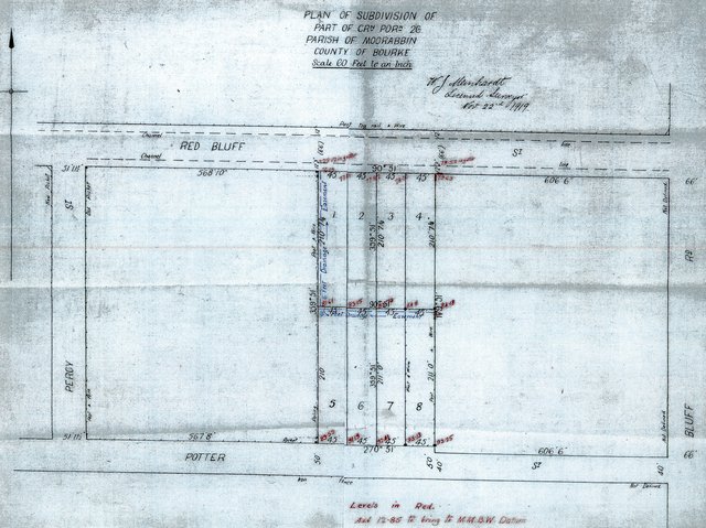 Plan of subdivision of part of Crown Portion 26 Parish of Moorabbin, County of Bourke