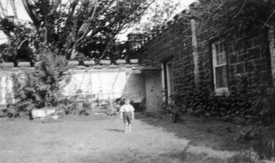 [Black Rock House courtyard]