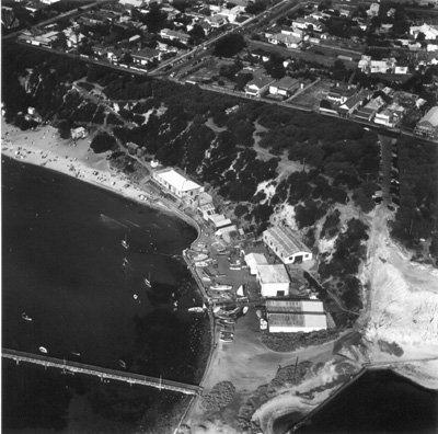 Black Rock - Half Moon Bay aerial photograph 