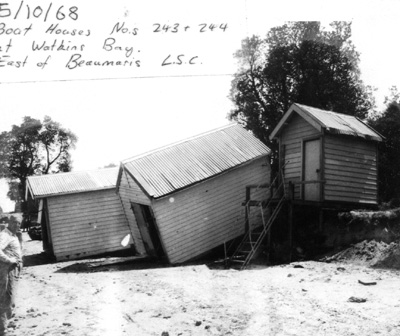 Boathouses at Watkins Bay
