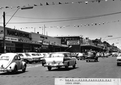 Church St-side parking bays