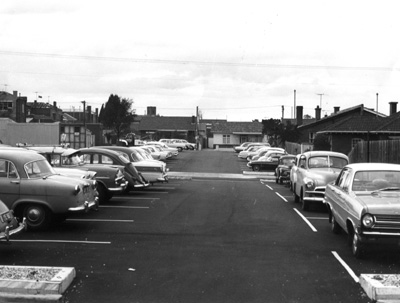 Marion St car park behind Bay St Brighton