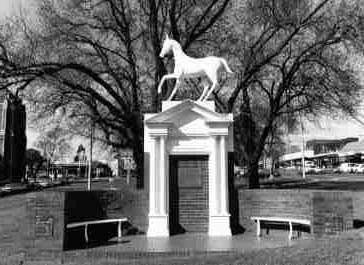 White horse statue, Box Hill, Victoria