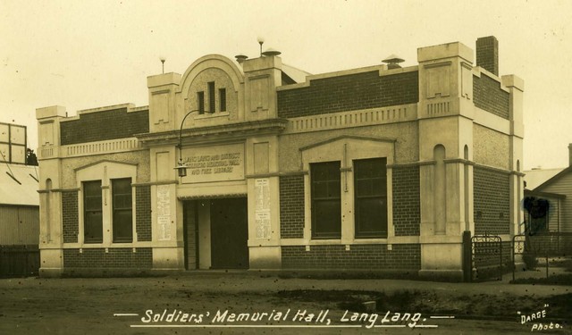 Soldiers Memorial Hall Lang Lang