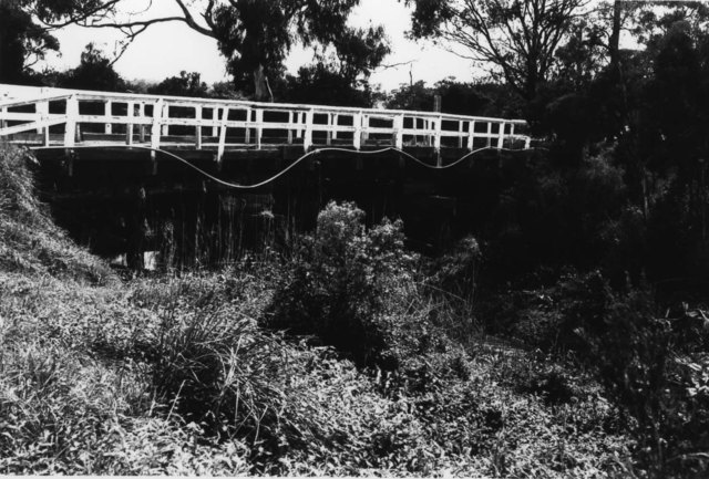 Bridge over the Cardinia Creek at Soldiers Road Beaconsfield