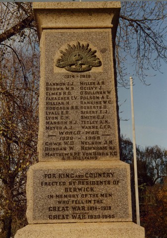 Berwick War Memorial