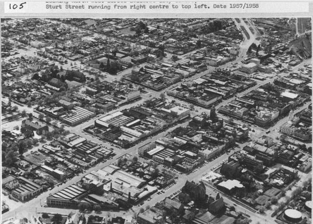 Aerial View of Ballarat CBD