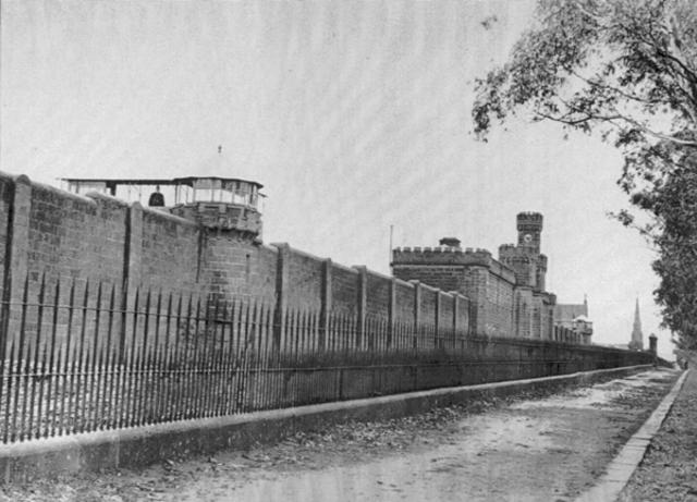 Pentridge Prison, front wall and main gate
