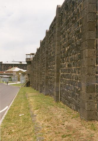 Pentridge Prison wall near hospital