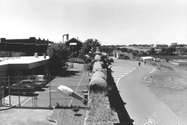 View inside Pentridge - looking north from 9 Post.