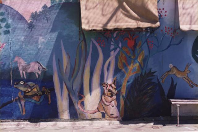 Pentridge 'G' Division - Yard wall mural.