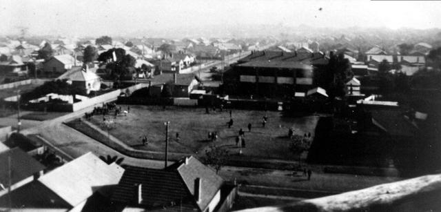 View from tower of St Fidelis Church