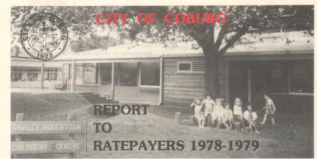 City of Coburg Report to ratepayers