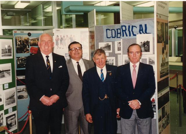 Coburg historical society display 