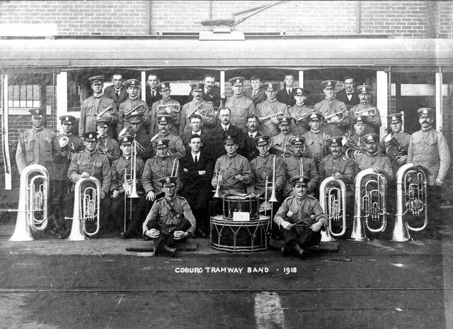 The Melbourne Brunswick and Coburg Tramways trust brass band 