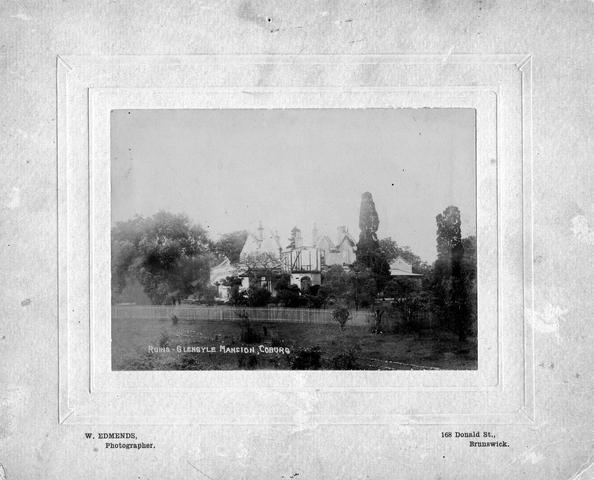 ruins Glengyle Mansion Coburg 1856